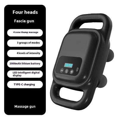 Deep High-frequency Vibration Relaxing Muscle Four-head Massage Gun