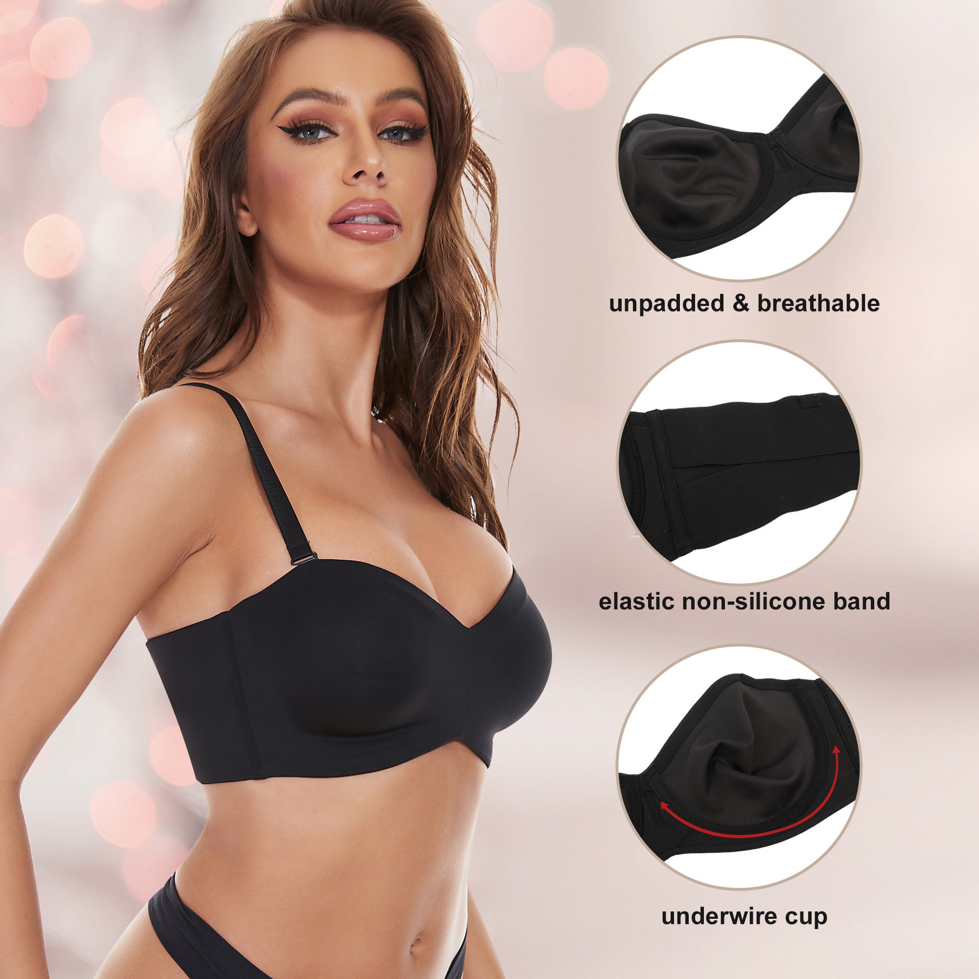 Underwear Seamless Invisible Bra