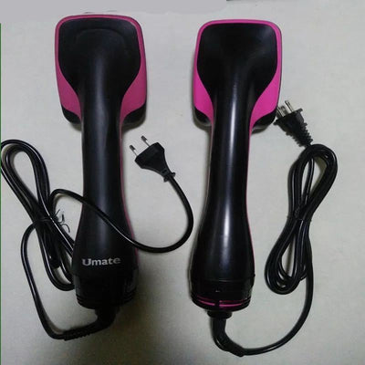 Electric Hair Dryer Comb 2 In 1 Hair Straightner