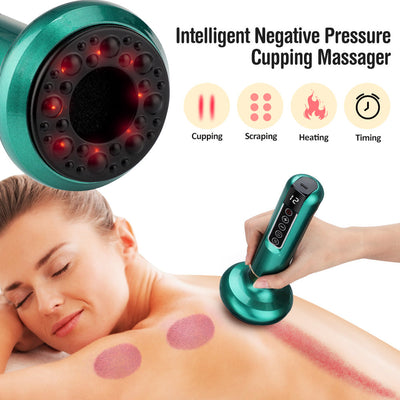 Electric Vacuum Cupping Massager For Body Anti-Cellulite Suction Cup